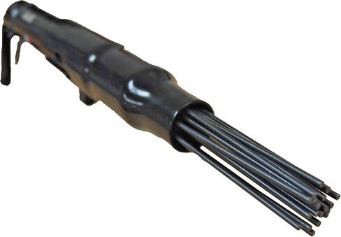 SLAIR 18" Pneumatic Needle Scaler - 5000 BPM with 19 Heat-Treated Needles, Removes Paint, Rust & Welding Slag - Adjustable Bayonet Lock, 1/4" NPT Air Inlet (Includes Oil Can & Connector, Model XX558) in Saudi Arabia