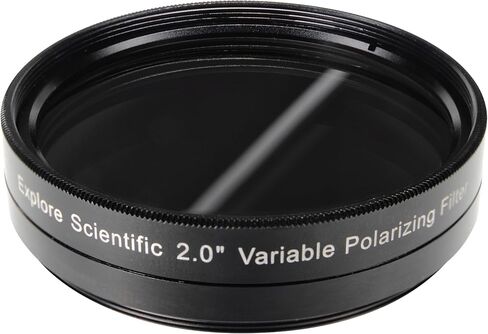 Explore Scientific 2 inch Variable polarising Filter for telescopes for Individual Brightness Adjustment, 0310250 in Saudi Arabia