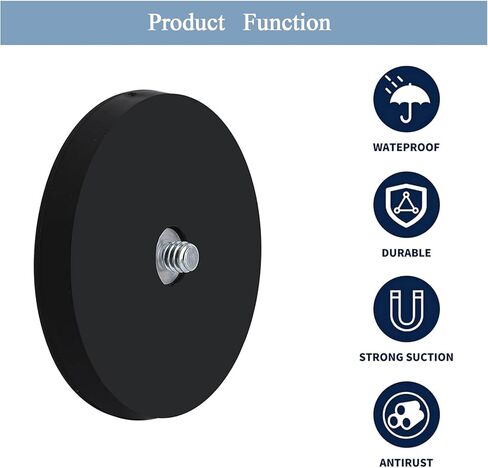 Magnetic Camera Mount Compatible with Ring Pan-Tilt Indoor Cam 2024 Release | No Drill Magnetic Holder, 90° Adjustable Ball Head, Waterproof, Strong Magnetic Force, Camara Bracket for Metal Surfaces in Saudi Arabia