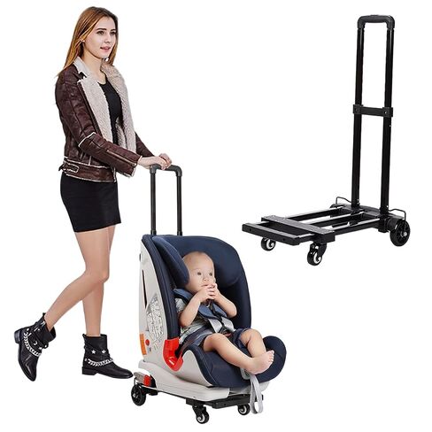 Car Seat Trolly, Go Carts for Kids,Car Seat Carrier for Airport with Wheels and Compact Fold Travel in Kuwait