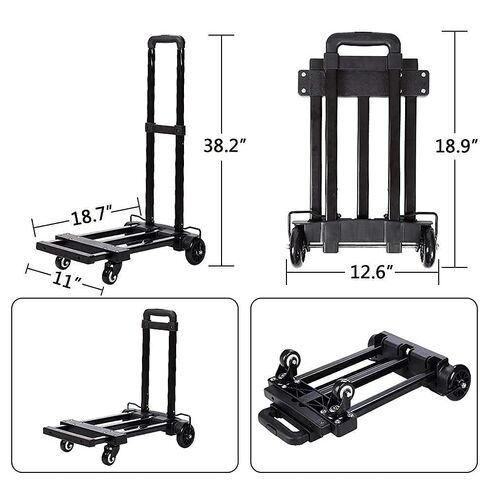 Car Seat Trolly, Go Carts for Kids,Car Seat Carrier for Airport with Wheels and Compact Fold Travel in Kuwait