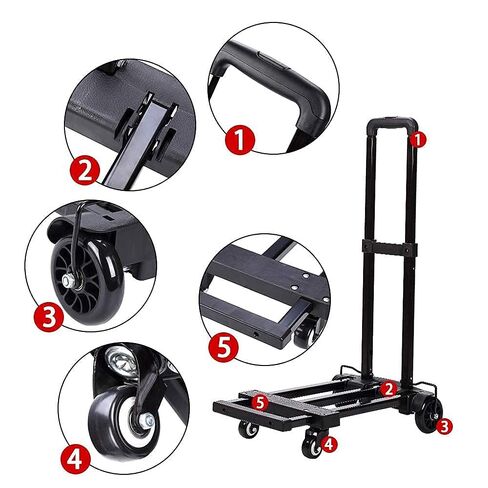 Car Seat Trolly, Go Carts for Kids,Car Seat Carrier for Airport with Wheels and Compact Fold Travel in Kuwait