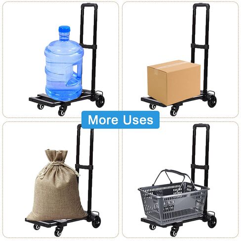 Car Seat Trolly, Go Carts for Kids,Car Seat Carrier for Airport with Wheels and Compact Fold Travel in Kuwait