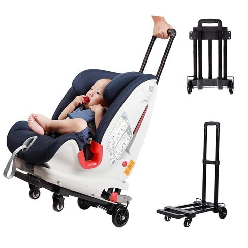 Car Seat Trolly, Go Carts for Kids,Car Seat Carrier for Airport with Wheels and Compact Fold Travel in Kuwait