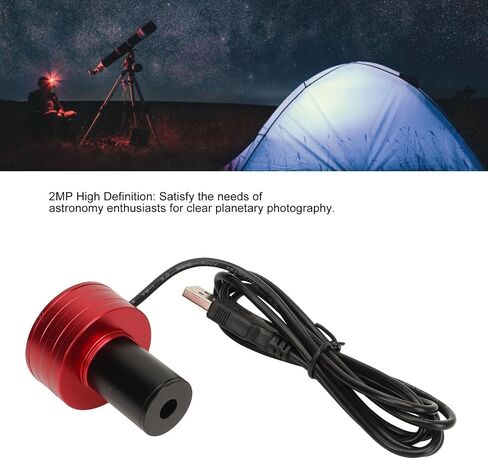 USB2.0 1.25inch Desktop Camera,1920x1080 2MP Digital Astronomy Telescope Lens, 5P9967F Electronic Eyepiece Camera for , for Linux, and for Android in Kuwait