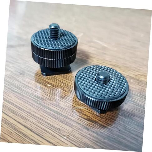 HOMSFOU Replacement: 3 Piece Cold Shoe Mount Kit 1/4 Inch Screw Hot Shoe Adapter for Camera Rig in Kuwait