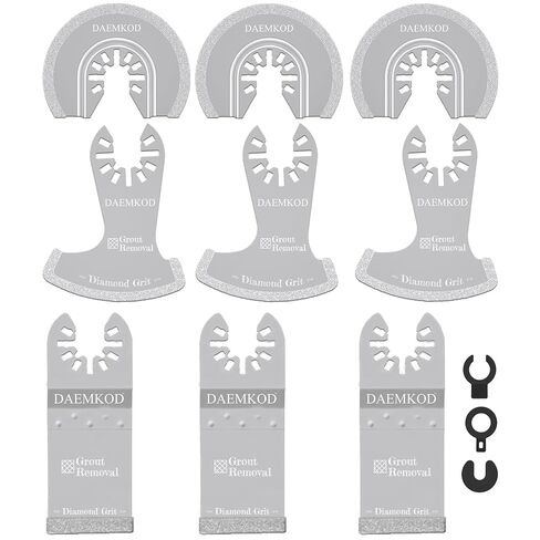 4 Pack Diamond Saw Blades, Professional Multi Tool Blades Kits, Grout Removal Blade Fit Dewalt Bosch Worx Ryobi Milwaukee in Saudi Arabia
