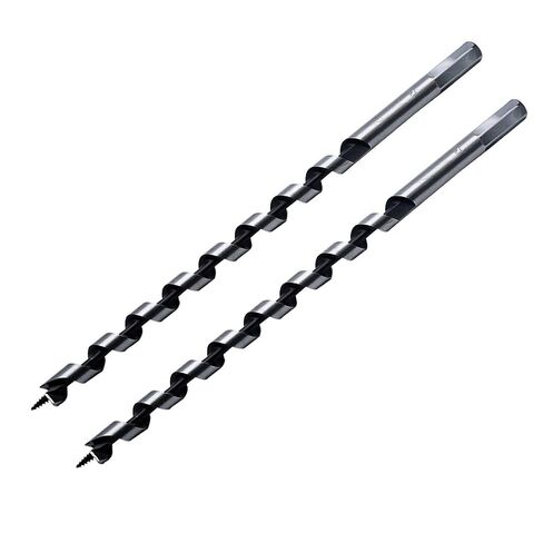 1" x 14" Wood Auger Drill Bit with 1/2 Inch Hex Shank | Ship Auger Bit, For Soft & Hard Wood, Plastic, Drywall, PVC in Kuwait