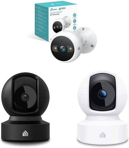 Kasa Indoor and Outdoor Security Cameras - Pan/Tilt 1080p HD with Night Vision and Motion Detection in Kuwait