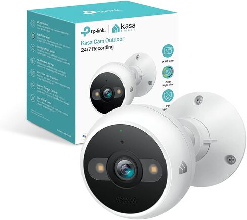 Kasa Indoor and Outdoor Security Cameras - Pan/Tilt 1080p HD with Night Vision and Motion Detection in Kuwait