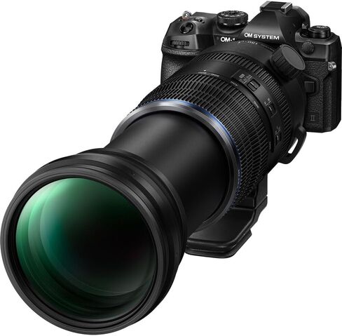 OM SYSTEM M.Zuiko Digital ED 150-600 مم f/5-6.3 هي عدسة، عدسة تكبير تليفوتوغرافي فائقة من Micro Four Thirds، ما يعادل 300-1200 مم، المزامنة هي التثبيت (حزمة) in Kuwait