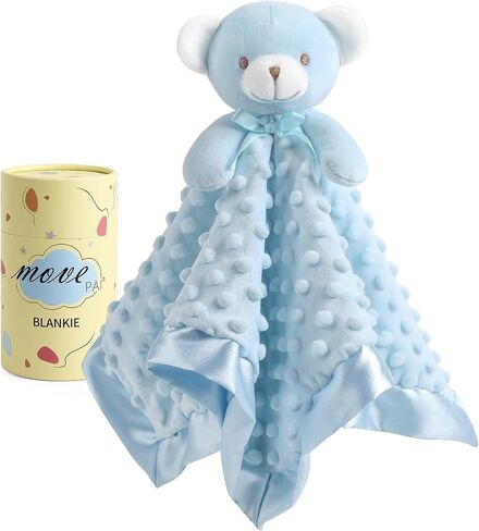 Baby Security Blanket, Soft Baby Lovey Toy Blanket for Boys, Snuggle Toy Lovie Newborn Blankie, for Boy Highland Cow 16 Inch in Saudi Arabia