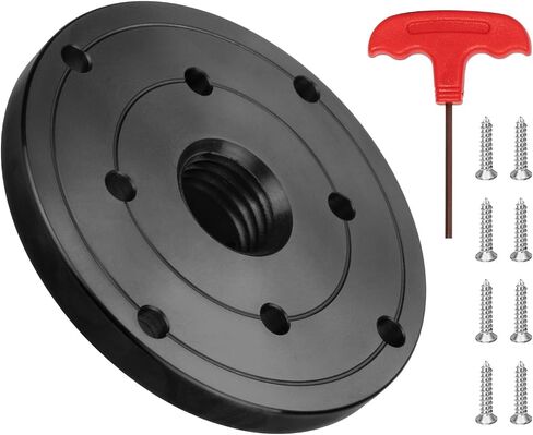 4" Wood Lathe Steel Faceplate Chucks,Faceplate for Wood Lathe,Lathe Face Plate Fit for 1-1/4''X8TPI Spindle without Screwchuck in Saudi Arabia