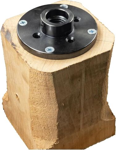 4" Wood Lathe Steel Faceplate Chucks,Faceplate for Wood Lathe,Lathe Face Plate Fit for 1-1/4''X8TPI Spindle without Screwchuck in Saudi Arabia
