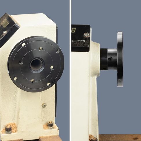 4" Wood Lathe Steel Faceplate Chucks,Faceplate for Wood Lathe,Lathe Face Plate Fit for 1-1/4''X8TPI Spindle without Screwchuck in Saudi Arabia