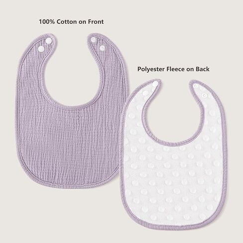 Susurration Muslin Baby Bibs 6 Pack Bandana Drool Bibs,Soft Square Adjustable Baby Drooling Bibs for Unisex Girls & Boys (Pink) in Saudi Arabia