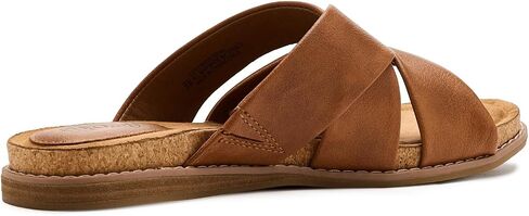 EuroSoft Women's Eirene Slide Sandal, Luggage, 7 in Saudi Arabia