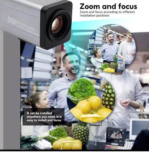 4K 8MP 36X Optical Zoom Camera, POE CCTV Network Box Bullet IP Indoor Outdoor Security AI Camera,128G TF Card Included, Two-Ways Audio, Motion Detection Face Recorder, XMEYE in Saudi Arabia