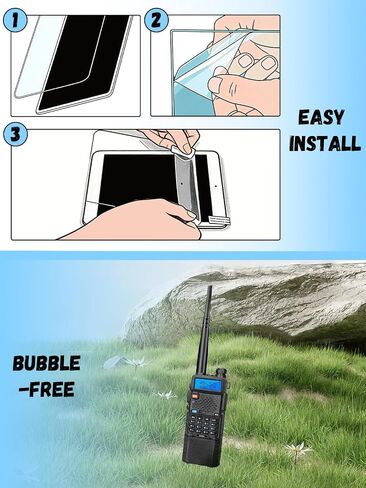 [2 Pack] for BAOFENG M-5R Hydrogel Film Screen Protector. Self-Healing Anti-Scratch Bubble Free Easy Installation. in Kuwait