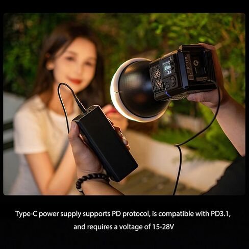 Yongnuo YN150 Ultra Bi Mini Size LED Video Light 2700K-6500K Color Tempreture Outdoor COB LED Light 2.4G APP Remote Control Photography Light in Saudi Arabia