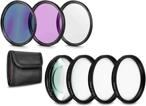 Als Variety 55mm Accessory Bundle with HD Filters, Close Ups, 64GB Memory, Backpack, Flash, Auxiliary Lenses, Battery for Nikon D3100, D3200, D3300, D3400, D3500, D5100, D5200, D5300, D5500, D5600 in Saudi Arabia
