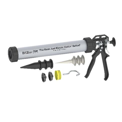 Albion Engineering E12S20 B-Line Cordless Sausage Caulking Gun, No Drip, 12V, 20 oz | No-drip design, 20 oz capacity in Saudi Arabia