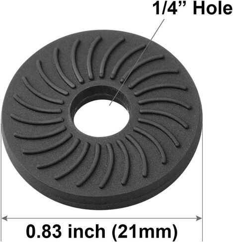Anwenk Rubber Pads Rubber Washers with 1/4" Screw Hole for Anti-Scratch Camera & Accessories Protection, Shorten Long Camera Screw Shaft, Enhance Friction,Anti-Slippery, 20Pack in Kuwait