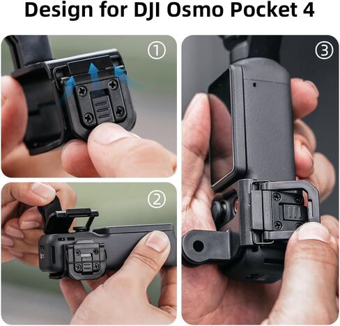 جيب 4 أكواب شفط، مجموعة حامل لوحة زجاج السيارة الأمامي مع محول توسيع لجيب DJI Osmo 4/3، GoPro Hero 13/12/11/10/9/8، DJI Action 6/5 Pro/4/3 in Kuwait