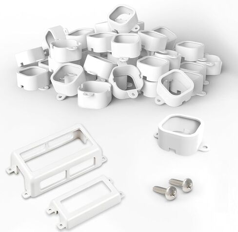Light Mounting Clips Kit for Govee Pro H706A/B/C H806A/B/C-for 200FT | for Govee Pro Outdoor Lights Clips - 120PCS Light Clips & 1PC Lights Controller & Power Bracket White in Kuwait