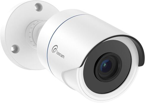Loocam 2MP Security Camera, Hybrid 4-in-1 CVI/TVI/AHD/CVBS Bullet Wired Cam | 1080p High Definition, 80ft IR Night Vision, 24/7 Recording, IP66 Weatherproof, Plug and Play, Comatible with Loocam DVR in Saudi Arabia