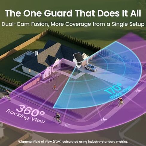 aosu 3K Dual Cam Security Cameras + 2K Solar Security Cameras Home System in Saudi Arabia