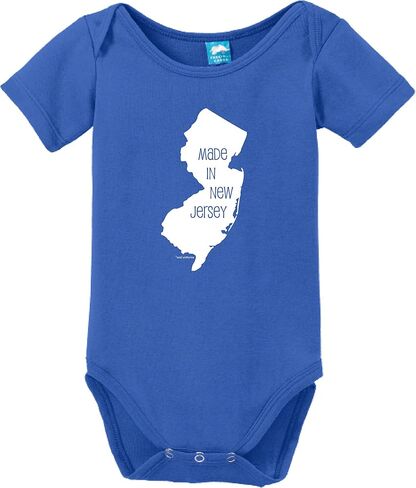 Made in New Jersey Printed Baby Romper in Saudi Arabia