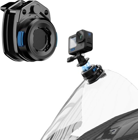 مشبك الزجاج الأمامي للدراجة النارية لـ Go pro، مشبك مغناطيسي للزجاج الأمامي للدراجة النارية متوافق مع Gopro Hero 13/12/11/10/9/8/7، DJI Action 6/5 Pro 4 3 2 in Kuwait