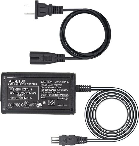 AC Adapter Charger Compatible Sony Handycam DCR-TRV33 DCR-TRV210 DCR-TRV230 DCR-TRV250 DCR-TRV280 DCR-TRV260 DCR-TRV330 DCR-TRV340 DCR-TRV350 DCR-TRV460 DCR-TRV480 DCR-TRV510 TRV520 TRV530 Camcorder in Saudi Arabia