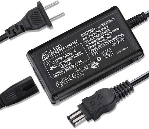 AC Adapter Charger Compatible Sony Handycam DCR-TRV33 DCR-TRV210 DCR-TRV230 DCR-TRV250 DCR-TRV280 DCR-TRV260 DCR-TRV330 DCR-TRV340 DCR-TRV350 DCR-TRV460 DCR-TRV480 DCR-TRV510 TRV520 TRV530 Camcorder in Kuwait