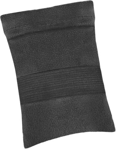 Sand Remover Bag Sand Removal Mitten Sand Brush Cleaner Sand Wipe Off Pouch Lightweight Coral Velvet Cloth Cotton Easy Carry Suitable for Surf, Gray S in Kuwait