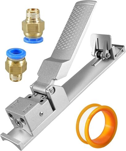 Sand Blaster Machine Pneumatic Switch, Sandblaster Palm Pressing Control | Sandblaster Handle Pneumatic Switch, Sandblaster Deadman Control, Sandblaster Machine Accessories, Grey in Saudi Arabia
