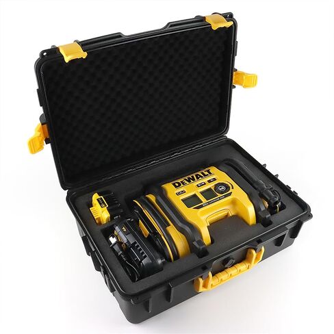 Hard Case for DEWALT 20V MAX Tire Inflator DCC020IB,Black (Case Only) | Waterproof Shockproof Protective Storage Box, Air Compressor Travel & Garage Organizer in Saudi Arabia