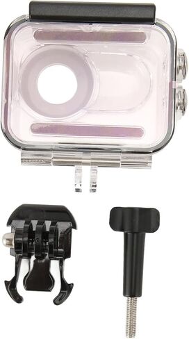Diving Case for Go 3 IPX8 Housing 60m 197ft Underwater Shell with Hardened Glass 98 Light Hydrophobic Coating for Snorkeling Surfing Rafting in Saudi Arabia