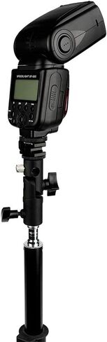 Adjustable Durable Hot Shoe Mount Adapter Flash Light Bracket Umbrella Holder for Speedlight SB910/SB900/SB800, 9.9mm Shaft, Aluminum Alloy in Kuwait
