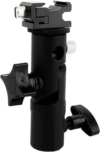 Adjustable Durable Hot Shoe Mount Adapter Flash Light Bracket Umbrella Holder for Speedlight SB910/SB900/SB800, 9.9mm Shaft, Aluminum Alloy in Kuwait