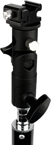 Adjustable Durable Hot Shoe Mount Adapter Flash Light Bracket Umbrella Holder for Speedlight SB910/SB900/SB800, 9.9mm Shaft, Aluminum Alloy in Kuwait