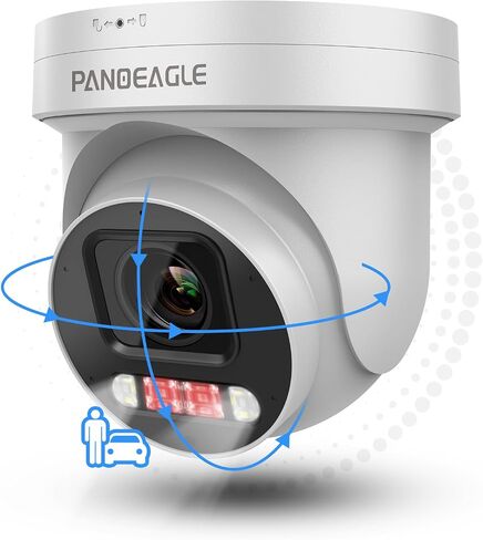 PANOEAGLE 8MP PoE IP Dome Security Camera Outdoor in Kuwait