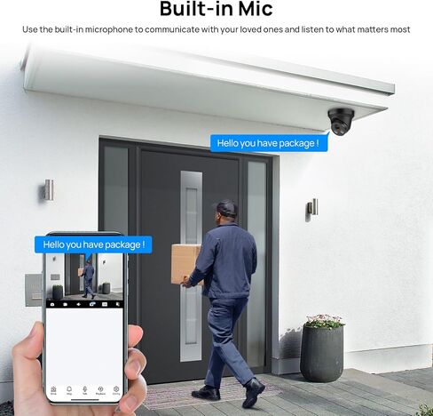 PANOEAGLE 8MP PoE IP Dome Security Camera Outdoor in Kuwait