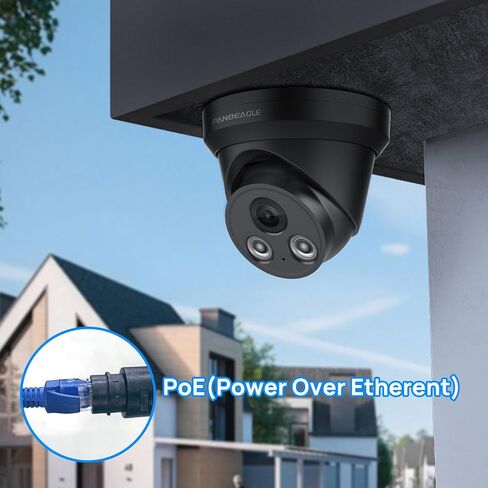 PANOEAGLE 8MP PoE IP Dome Security Camera Outdoor in Kuwait