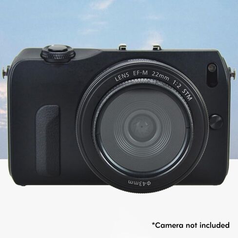 Ew-43 Lens Hood, Metal 43mm Screw-in Hood for Ef-m 22mm F / 2, Matte Finish with Anti-Slip Edge, Accessory in Kuwait