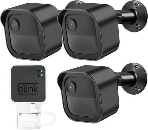 3 Pack Blink Outdoor Camera Mount for All-New Blink Outdoor 4/Outdoor 2K+/3rd Gen, Weatherproof Protective Housing and 360°Adjustable Wall Mount Bracket for Blink Outdoor Camera in Saudi Arabia