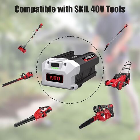 2026 New Upgraded 6.0Ah High Capacity for Skil 40V Battery | for Skil 40V PWRCore Battery BY8705-00 BY8708C-01 BY8723C-00 in Saudi Arabia