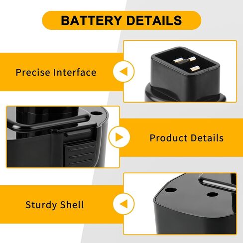 14.4V 4000mAh Ni-MH Replacement Battery for Dewalt DC9091 DE9091 DE9038 DE9094 DE9092 DE9031 DE9502 DC9094 DW9091 DW9094 DW935 in Kuwait