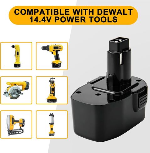 14.4V 4000mAh Ni-MH Replacement Battery for Dewalt DC9091 DE9091 DE9038 DE9094 DE9092 DE9031 DE9502 DC9094 DW9091 DW9094 DW935 in Kuwait